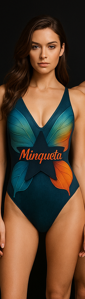 Minqueta Signature One-Piece Swimsuit – Butterfly Edition