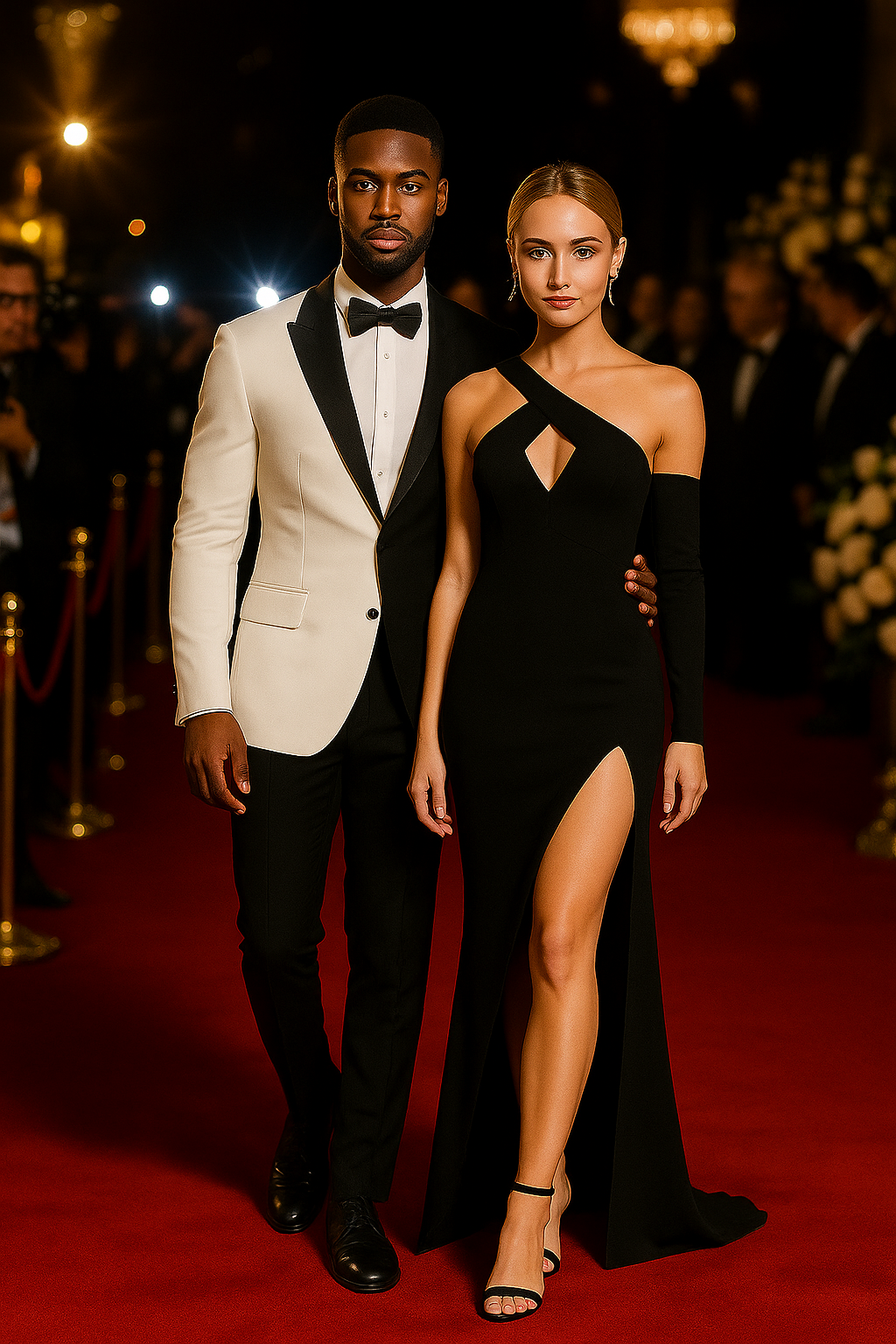 The Whisper Slit Dress – Black