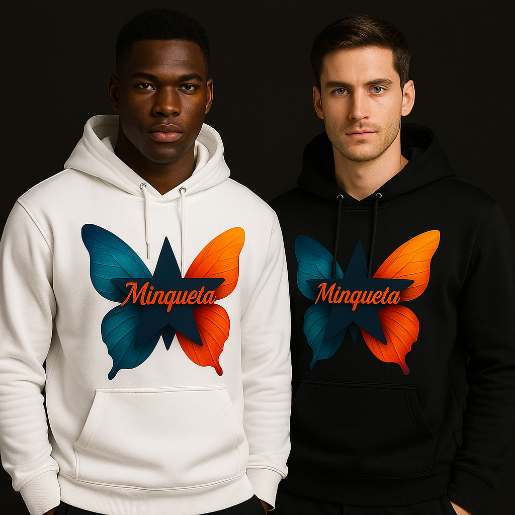 Minqueta Luxe Butterfly Hoodie – Men Edition