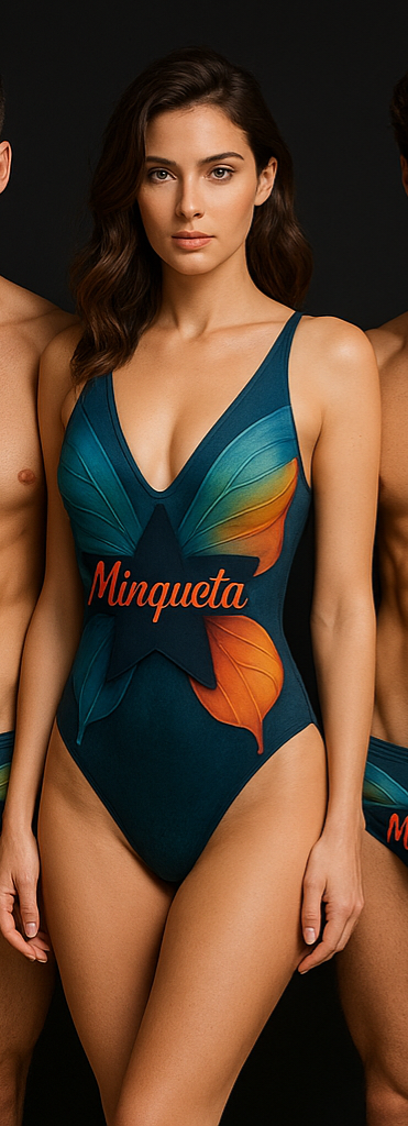 Minqueta Signature One-Piece Swimsuit – Butterfly Edition