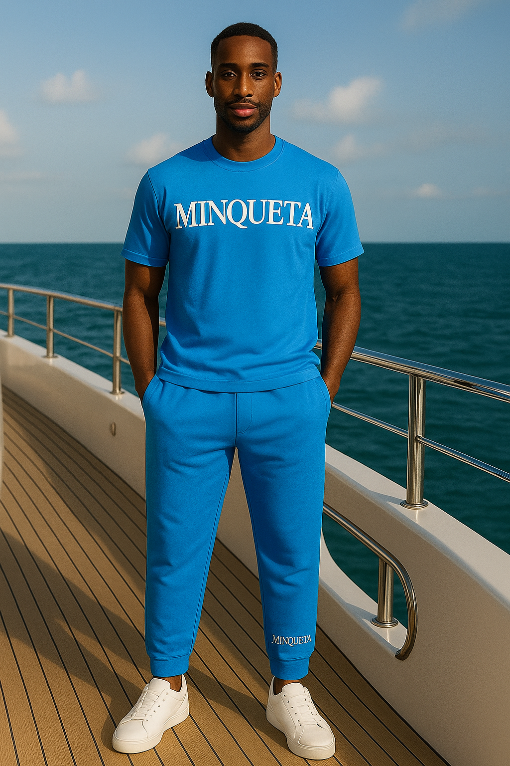 Minqueta Men’s T-Shirt & Pants Set – Multiple Colors