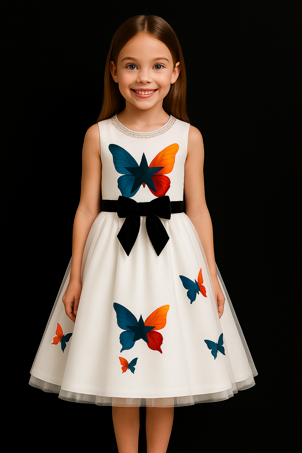 Butterfly Princess Dress – Minqueta Couture Edition