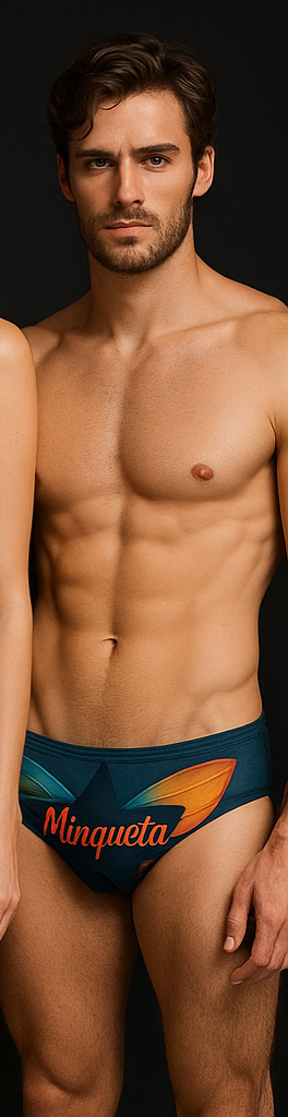 Minqueta Men's Swim Brief – Tropical Edge Edition