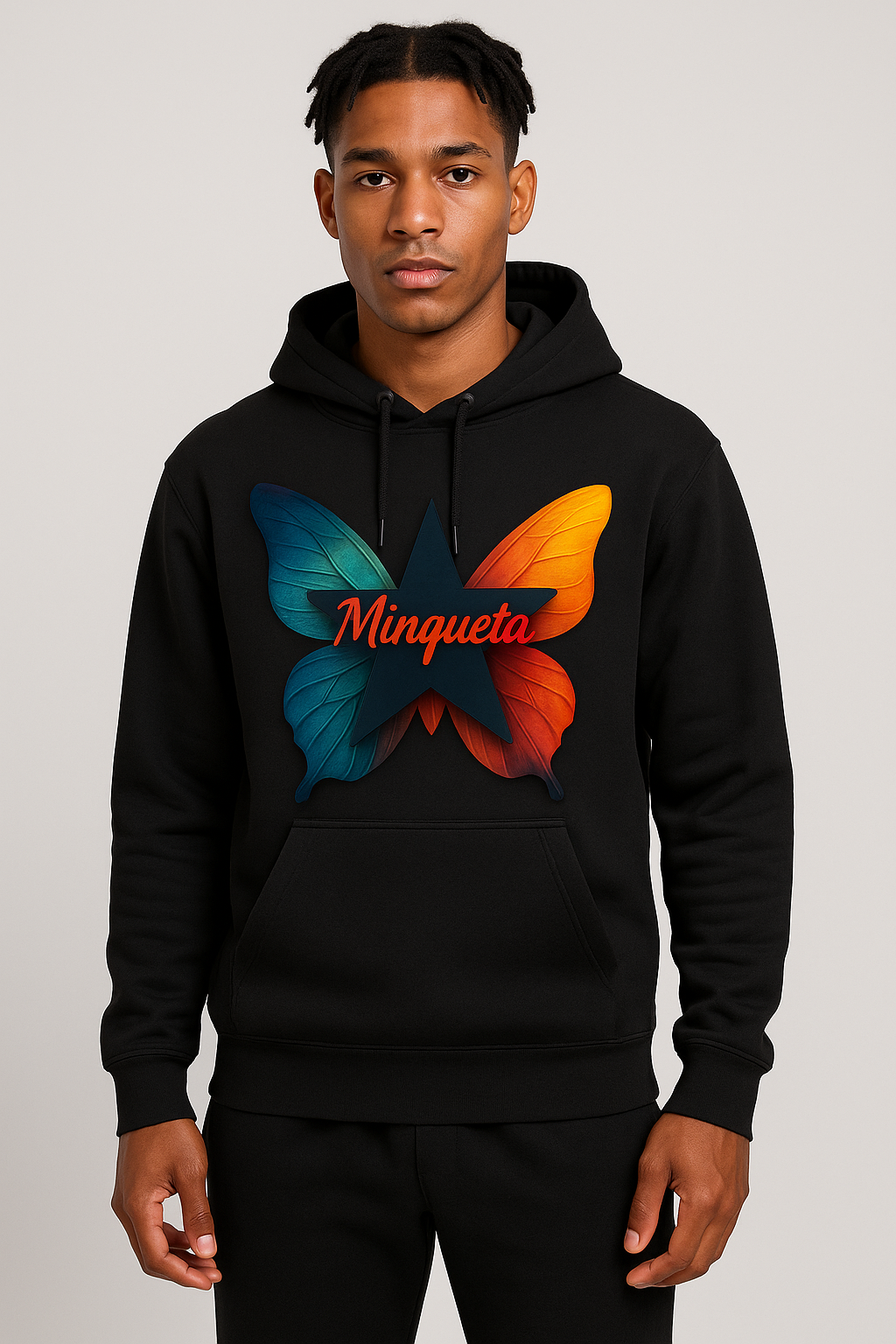 Minqueta Luxe Butterfly Hoodie – Men Edition